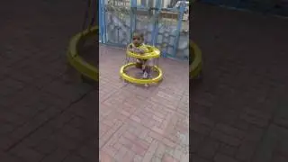 6 month kids playing with cycle