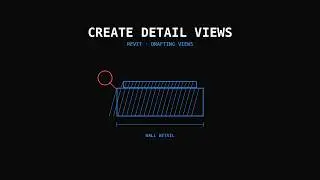 Revit Tutorial - How to create details in drafting views.