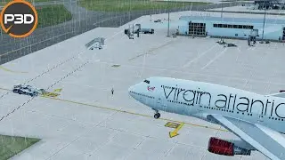 [P3D V5.1] Glasgow to Orlando ✈ PMDG 747 ✈ Vatsim