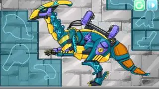 Dino Robot Lightning Parasau (Собери динозавра робота)