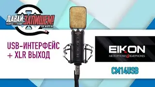 PROEL EIKON CM14USB condenser microphone with both USB and XLR