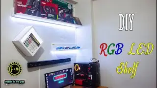 🔅RGB Led Aydınlatmalı Raf Nasıl Yapılır *DIY RGB Led Illuminated Shelf* [Home Decor]