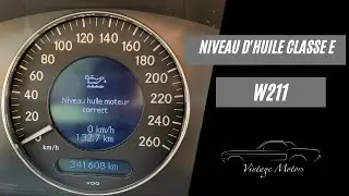 Faire son niveau d'huile sur Mercedes Classe E W11