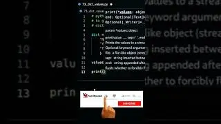 Python Program To Get All The Values Of Dictionary | Values | Dict.Values() | Tech Blooded | 