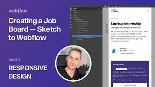 Sketch to Webflow: Job board - Responsive Design (Part 3)