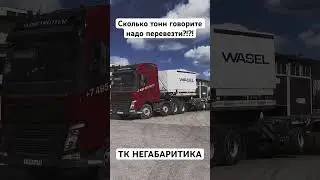 Тяжеловес во всей красе - ТК НЕГАБАРИТИКА #дальнобой #trucker #automobile
