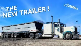 Picking Up Our NEW TRAILER !! It's A 2017 Trail King Live Bottom, With A SPIF 5 Axle Set Up !!
