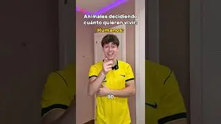 Animales eligiendo cuanto vivir😂 