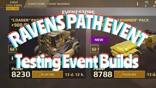 Ravens Path Build Testing #crossoutmobile #crossout #mobilegame #gameplay