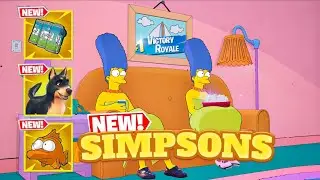 The SIMPSONS Go To Space in Fortnite!