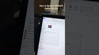How to extract winrar file zip file 