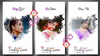 New Viral Heart Frame Status Editing Kinemaster | Kinemaster New Trending Reels Editing Tutorial