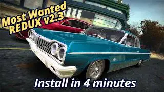 How to Install NFS Most Wanted REDUX v2.3 - The ULTIMATE Graphics & Cars Overhaul! (2025 Mod Guide)