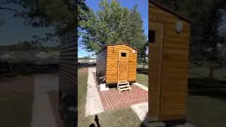 Теремок на колёсах. Мобильная баня в Америке.