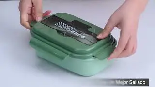 Fiambrera Portátil Prueba De Fugas Lunch Box Con Cubiertos