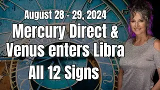 Clarity and Transformation: Mercury Direct & Venus Trine Pluto