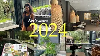 VLOG ✰ spend the day with me at Fairlawns boutique hotel and spa || vision board , journaling etc