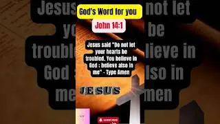 Bible verse of the day John 14:1