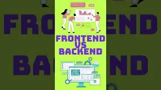 Frontend Vs Backend. #shorts