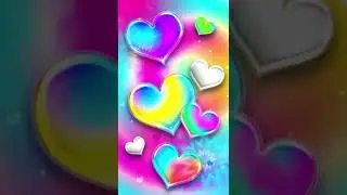 Rainbow circle jelly love