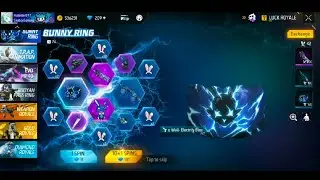 Bunny Ring Free Fire Max 🔥💯 || New Spin Event || Gloo Wall- Electrify Bunny⚡🐰