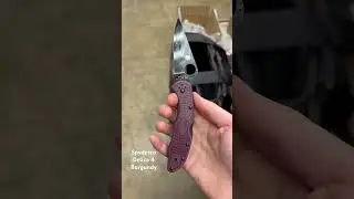 A closer look at the latest Spyderco Delica 4 sprint run 