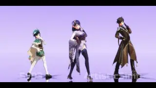 [MMD/Genshin Impact] Disturbia (Archons)