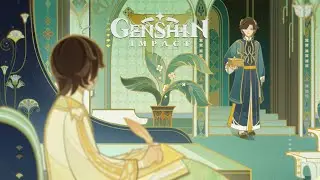 Genius Invokation TCG Creators Backstory Cutscene 4K | Garvipidam and Gulab | Genshin Impact 3.7