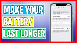 How to Make Your iPhone Battery Last Longer ✅
