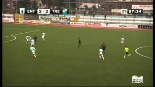 Entella-Treviso 2-2, eurogol Torromino