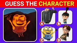 Guess the DESPICABLE ME 4 Characters by ILLUSION | Squint Your Eyes | Despicable Me 4 Movie Quiz
