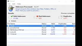 How to Verify Unlimited Email Address To Get Valid Email and Remove Bad, Duplicates Email Address