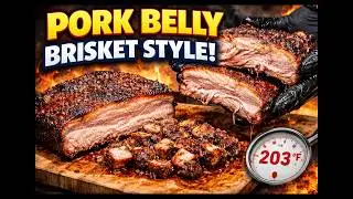 How to Smoke a Brisket Syle Pork Belly