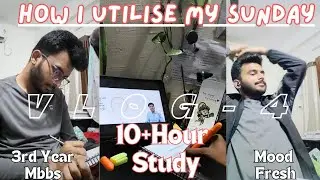 🥼Vlog-4 ⚕️How I Utilise My Sunday | A Day Of My Mbbs Life #neet #mbbs #doctor #motivation #students