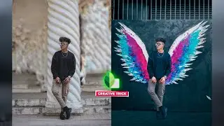 Snapseed Creative Wings Photo Editing 😳/