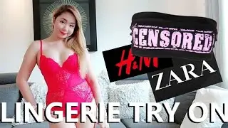 Sexy Lingerie Try On | Censored | Zara & H&M