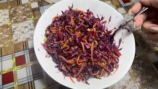 🔥САЛАТ из КРАСНОКОЧАННОЙ КАПУСТЫ‼️ Вкусно и Красиво 😍 МАМА ЛЕНА ГОТОВИТ