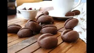 ПЕЧЕНЬЕ КОФЕЙНЫЕ ЗЁРНА. Рецепт вкусного и простого шоколадного печенья.