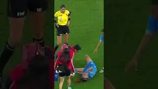 😲¡Uuuyyy lamentable lesión, Fuentes se fue entre lágrimas!🤕 #shorts #tudn