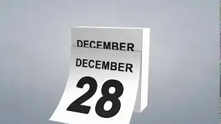 Calender Happy New Year 2021