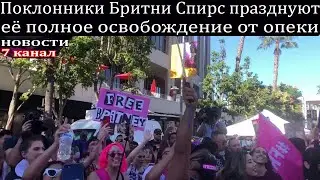 Поклонники Бритни Спирс празднуют её полное освобождение от опеки.