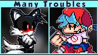 Friday Night Funkin' VS Sonic.EXE - Way Too Many Troubles (FNF Mod/Sonic)