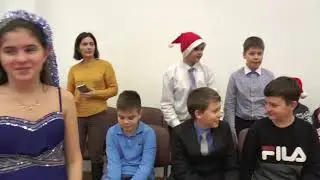 СОШ №4 Звенигород Новогодний утренник для 5-х классов 25.12.2018
