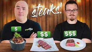 Cooking steaks from $1 to $2500 ft.