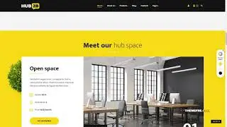 Hub2B - Coworking Space and Digital Agency WordPress Theme      Tri N