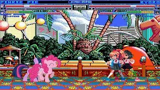 Pinkie Pie & Twilight Sparkle vs River City Girls MUGEN Battle!!!