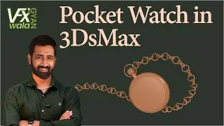 3ds Max Tutorial: Pocket Watch Modeling for Beginners (Hindi)