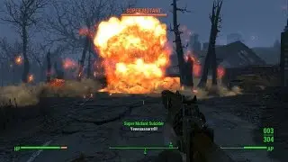 Super Mutant full of fireworks! (Epic) - Fallout 4 Gameplay