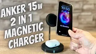Amazing Anker 2 in 1 Qi2 Magnetic Charger 🔋 iPhone 15 Pro