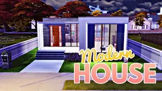 MINIMALIST MODERN HOUSE | NO CC | SPEED BUILD | SIMS 4